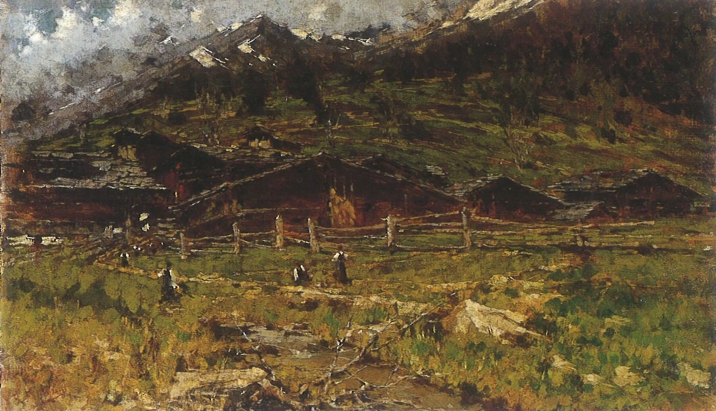  92-Francesco Filippini-Paesaggio prealpino 